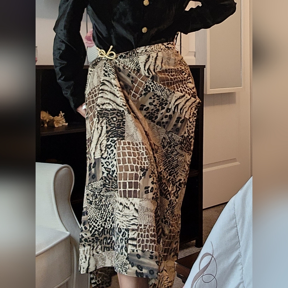 Multi-Print Animal Skirt